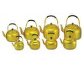 ALUMINIUM YELLOW KETTLE(inserted spout)