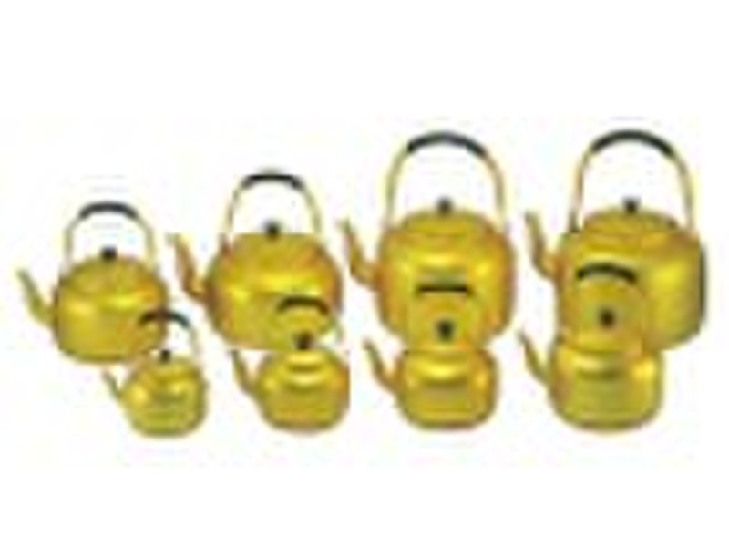 ALUMINIUM YELLOW KETTLE (eingefügt Auslauf)