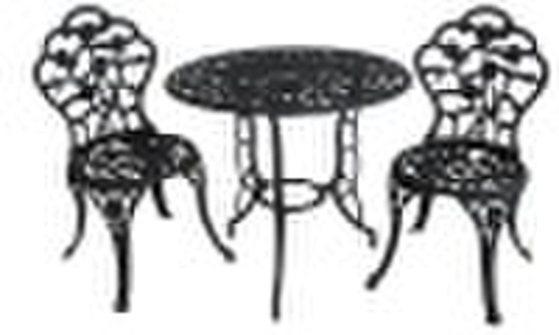 3pc Cast Iron Bistro Set