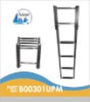 SS Under Platform Telescoping Ladder w/Tracking sl