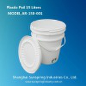 15L Non-disposable plastic containers bucket