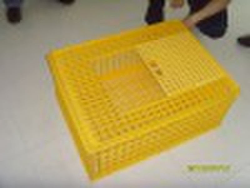 Plastic fowl crate chicken cages crate