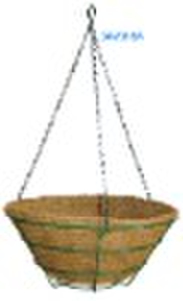 Metal hanging basket
