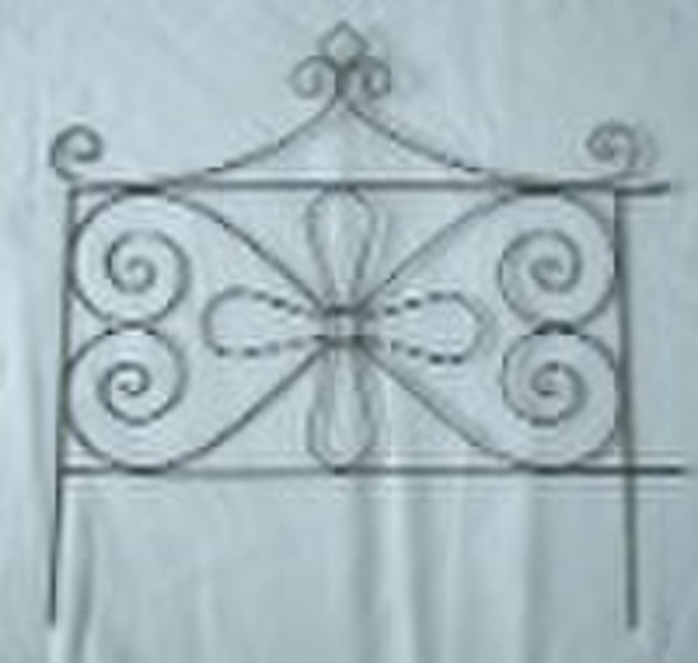 Metal garden fence