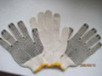 PVC dotted glove,7G