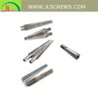 conical twin screw and barrel for WPC,PROFILE