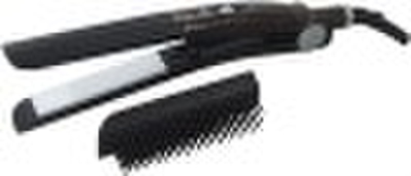 ceramic hair straightener with comb