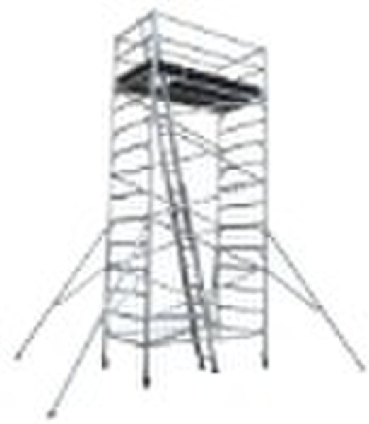 Aluminum scaffolding