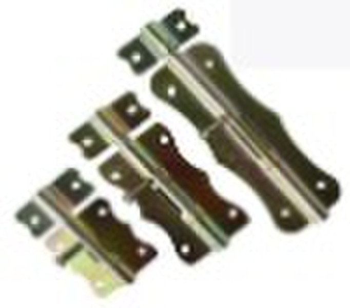 Barrel bolt with brass plated