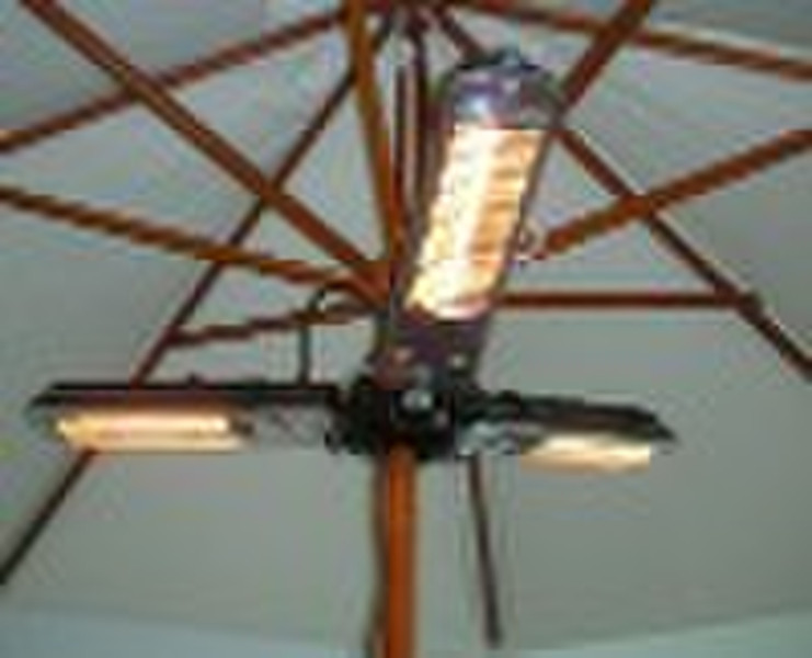 Electric Parasol Heater - Floor Parasol Mounted