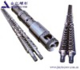 twin conical screw barrel  screws barrels bimetall