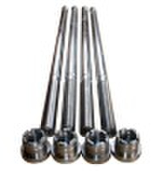 tie bar components of plastic machinery screws bar