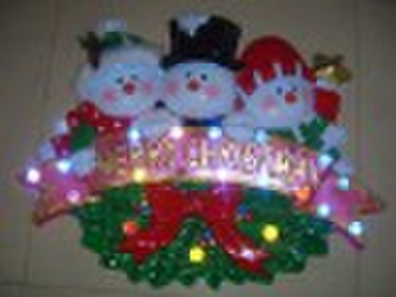 Christmas decoration with sparkling led light