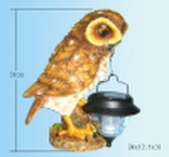 Polyresin owl garden decor