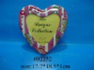 Melamine BABY photo frame in heart shape for photo