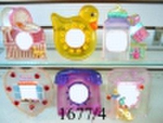 Polyresin Clear baby frames,6asst.