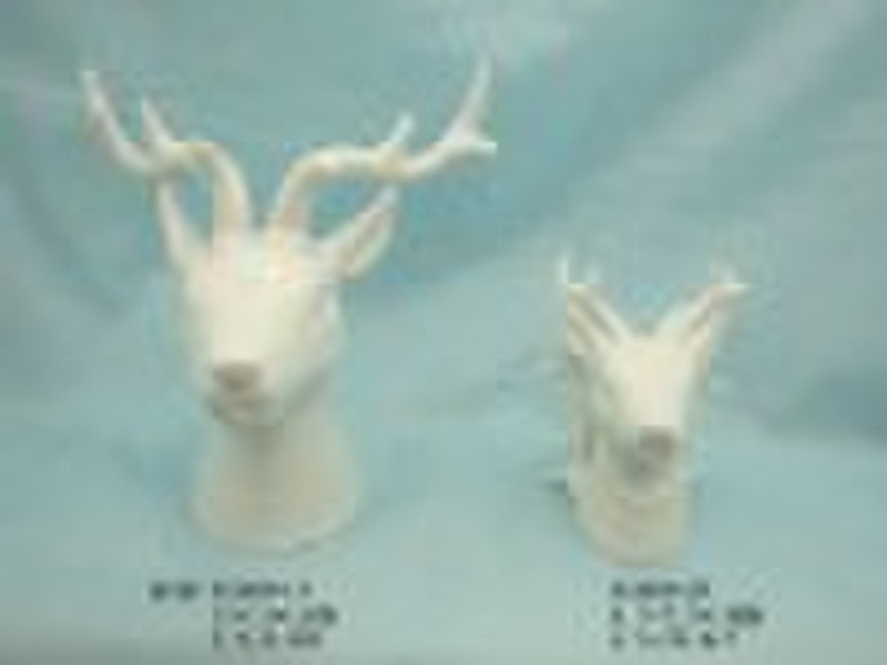 Porcelain deer head statue (home decoration,giftwa