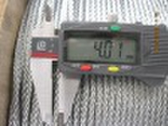 ungalvanized steel rope  6X19+FC