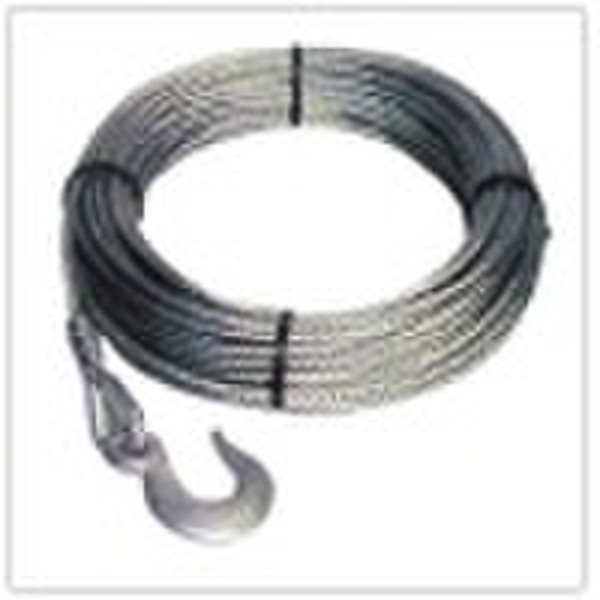 galvanized steel wire rope 6x19+FC