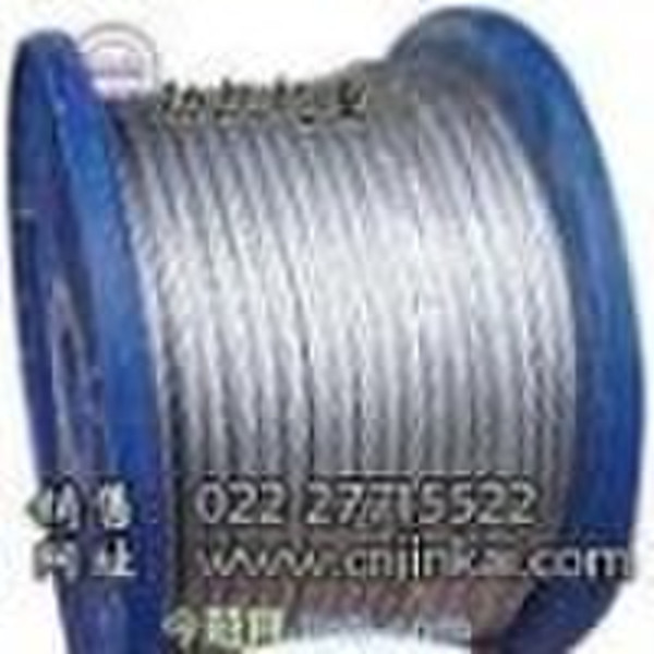 ungalvanized steel wire rope 6x31sw+iwrc