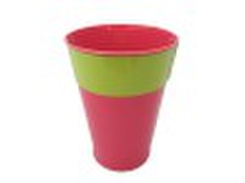 Fashion round zinc flower pot