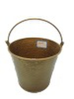 Fashion round zinc flower pail