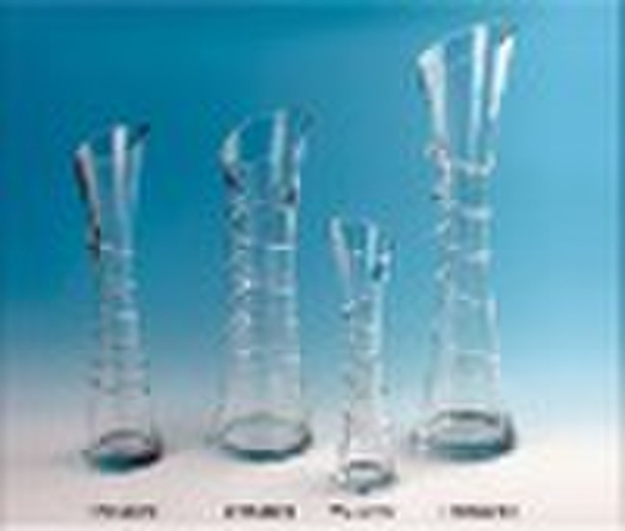 Clear & Color glass vases/glass flower vase