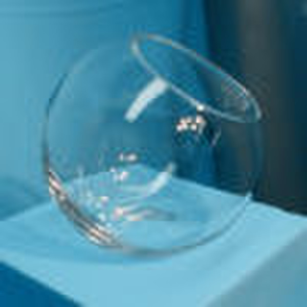 Sphere shape glass fish bowl