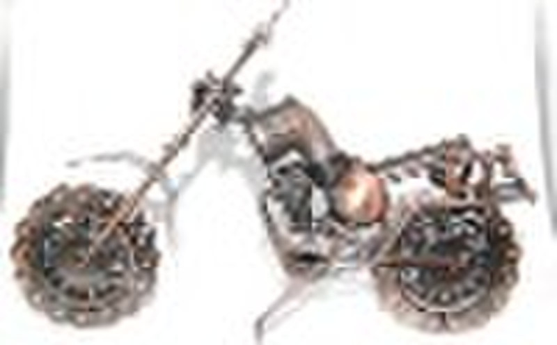 metal art decorative motorcycle model