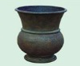 Resin made flower pot