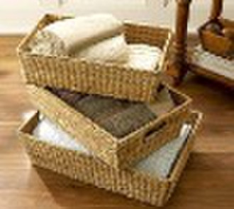 sea grass basket.straw basket