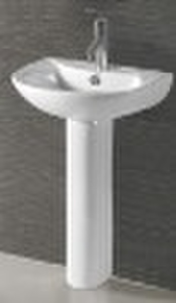 basin with pedestal