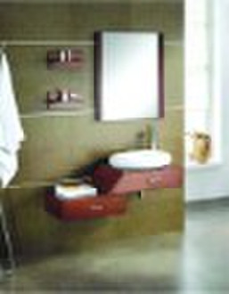 wood bathroom cabinet