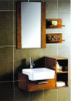 wood bathroom cabinet