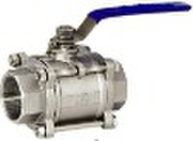 3pc Stainless Steel Ball Valve, Stainless Steel 3p