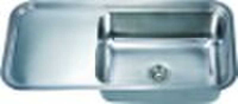 Stainless Steel Single Bowl Kitchen Sink with Work