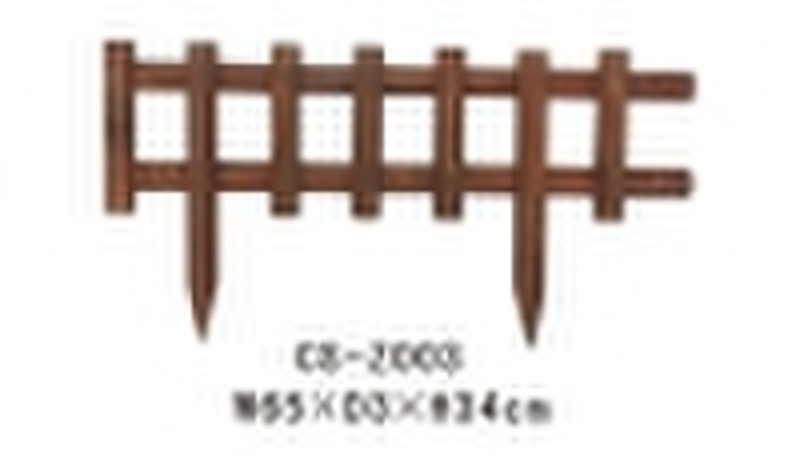 wooden fence