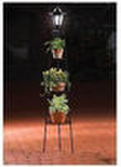 2 TIER SOLAR LANTERN PLANT STAND