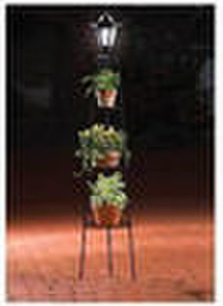 2 TIER SOLAR LANTERN PLANT STAND