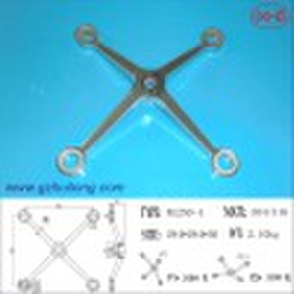 XG250 4-Wege-Spinne für Glaszwischenwandarmaturen