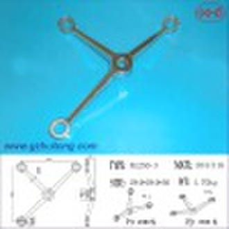 XG250 3-way spider for glass curtain wall fittings