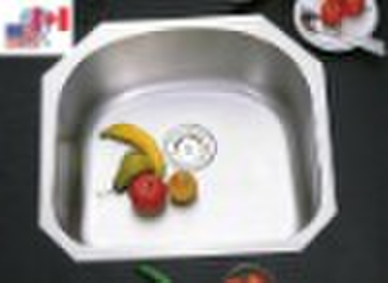 stainless steel single bowl undermount sink 5052A