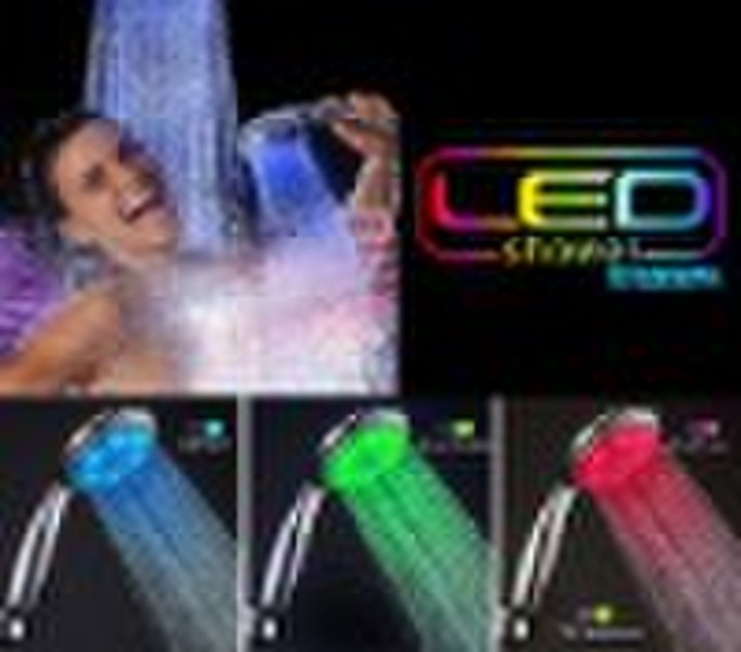 LED Shower hand/LED SHOWER/led shower head   CE &a