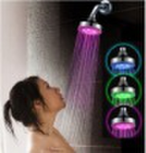 LED Shower hand/LED SHOWER/led shower head   CE &a