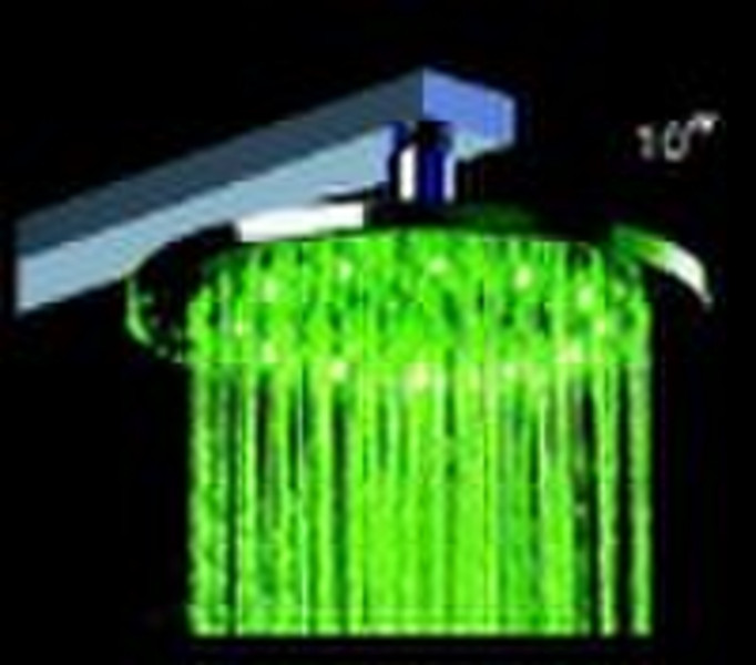 LED Shower hand/LED SHOWER/led shower head   CE &a