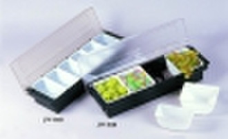 3/4/5/6-compartment condiment holder,for bar