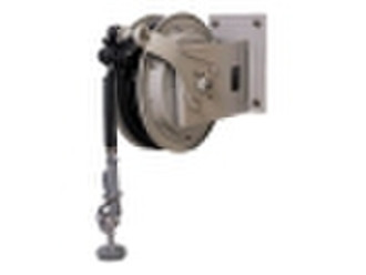 retracted hose reel F