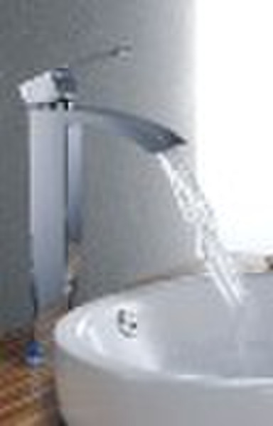 Chrome lavatory tap