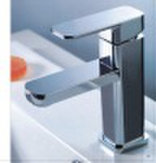 chrome water faucet