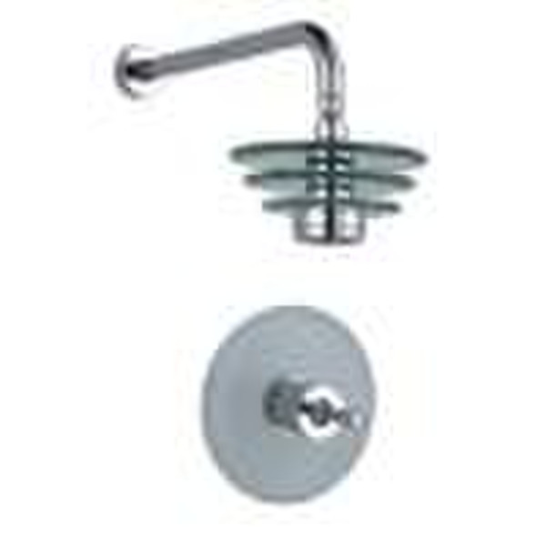 Wall tub shower faucet